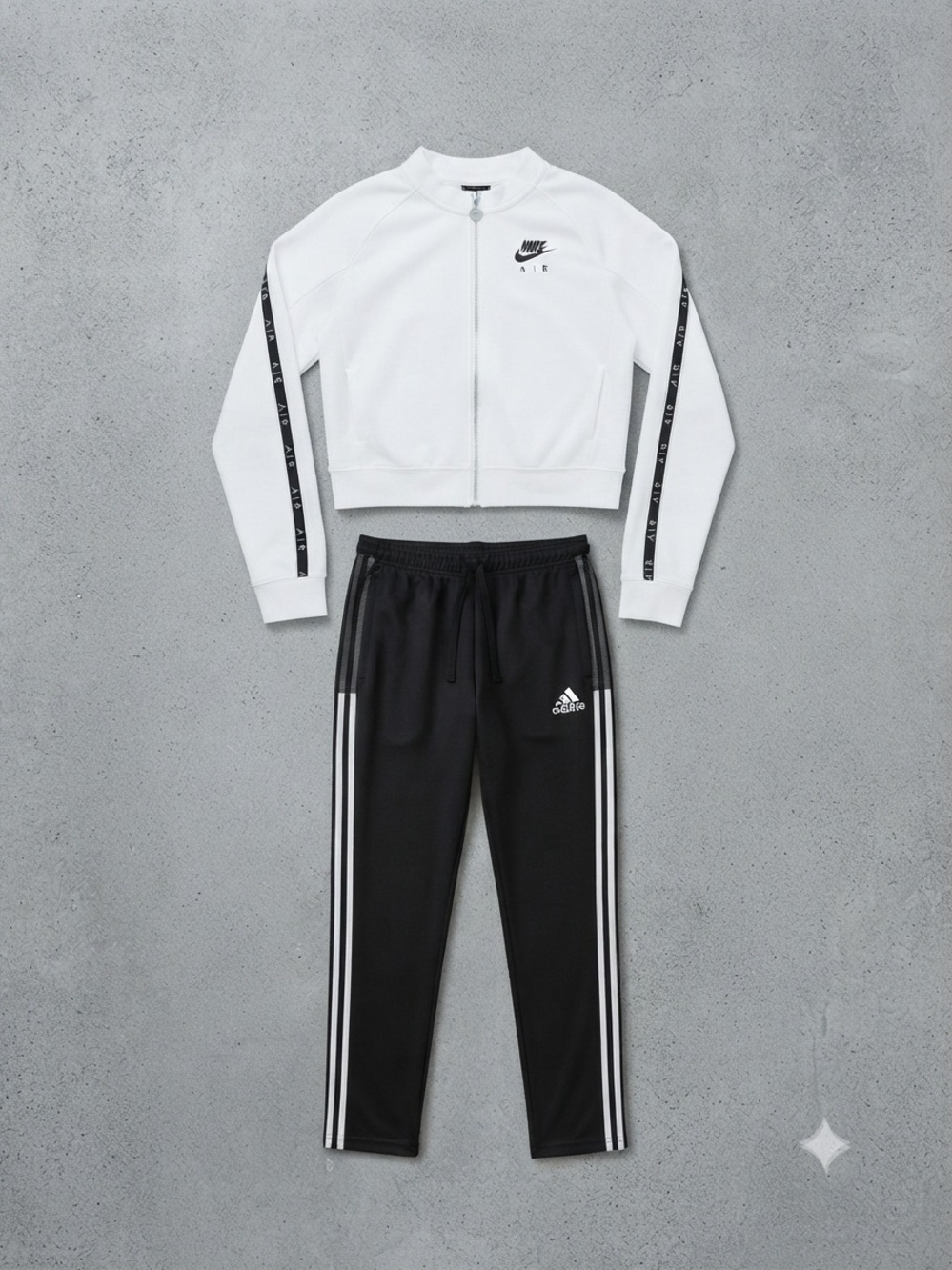 Nike Air & Adidas Primegreen Athletic Track Set